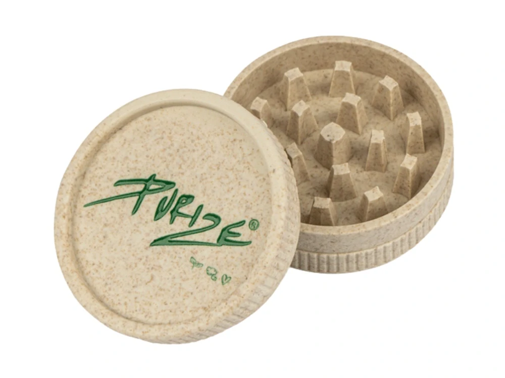 PURIZE Organic Hemp Grinder - dvoudílná biologicky rozložitelná drtička, 1ks