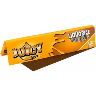 Papírky JUICY JAY'S King Size, Lékořice, 32ks v balení | box 24ks