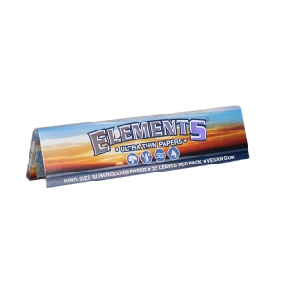 Papírky ELEMENTS King Size Slim, 33ks v balení