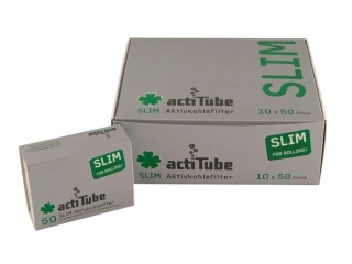 Filtry ActiTube SLIM, 7 mm - 50ks v balení | box 10