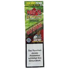Jay's HempTerp Blunt Wraps Red Storm, 2ks/bal.