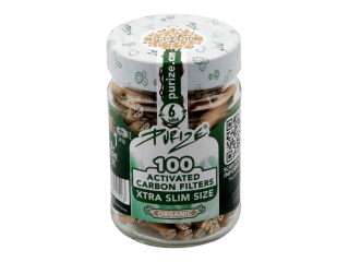Purize XTRA Slim 6 mm filtry Organic, sklenice 100 ks