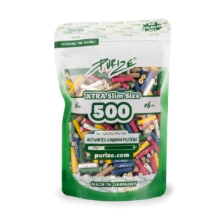 Purize XTRA Slim 6 mm filtry mix barev, sáček 500 ks