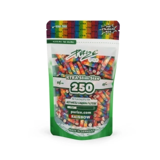Purize XTRA Slim 6 mm filtry Rainbow, sáček 250 ks