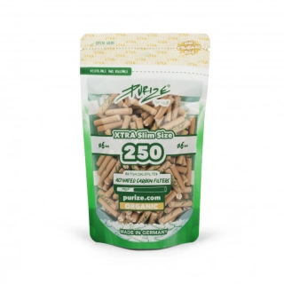 Purize XTRA Slim 6 mm filtry Organic, sáček 250 ks