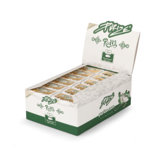 PURIZE rolovací papírky Rolls Brown, nebělené, 4 m | box 24 ks