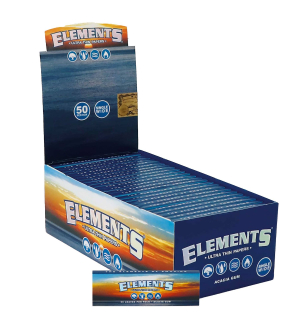 Papírky ELEMENTS Single Wide, 50ks v balení | box 50ks