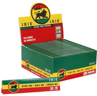 IRIE papírky King Size Slim, 50 ks v balení | box 50ks